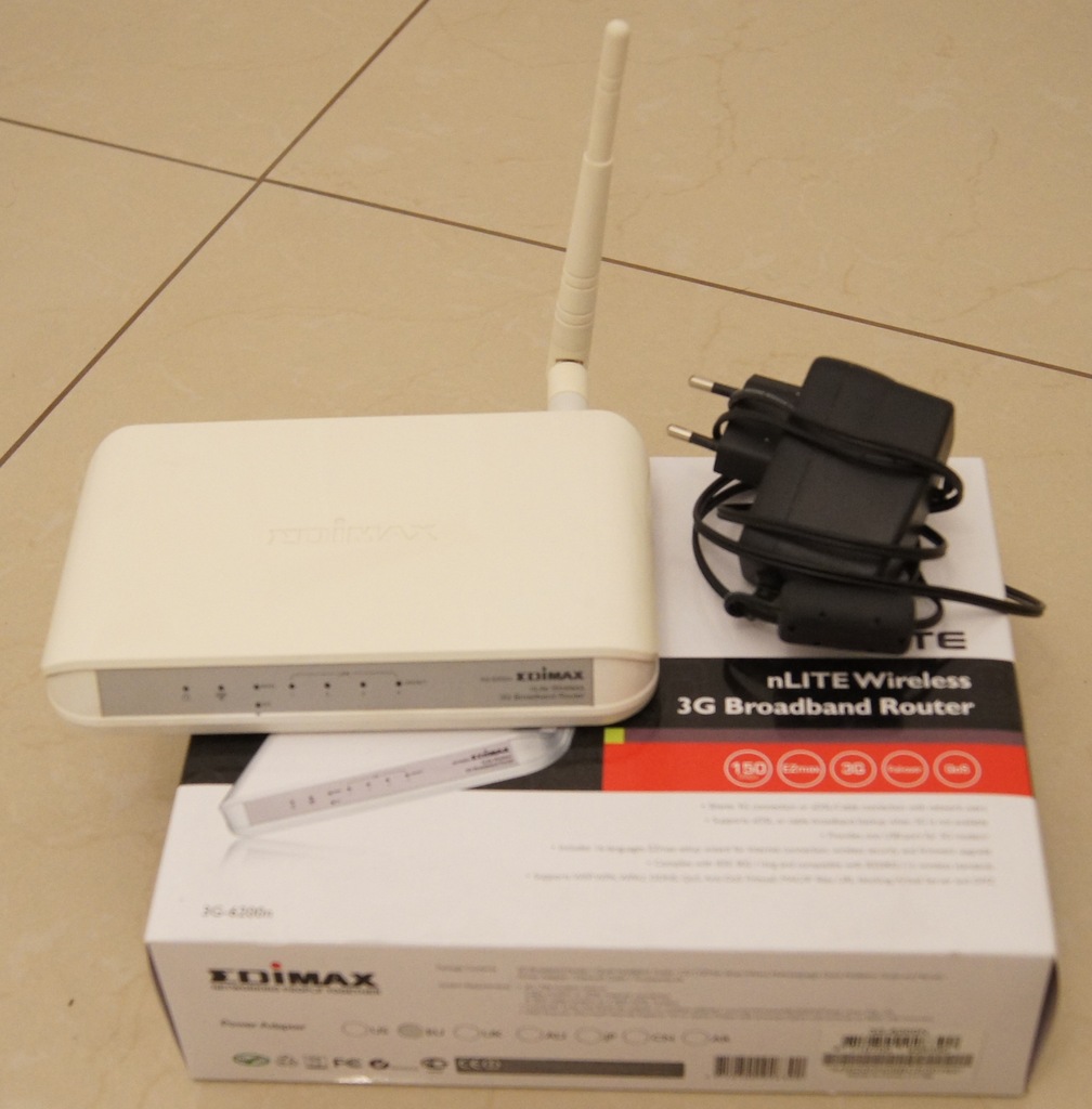 Ruter USB 3G Modem nLite Edimax 3G-6200N V1.0B