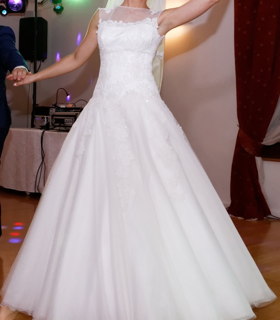 suknia sukienka ślubna Lisa Ferrera 706, ivory 38