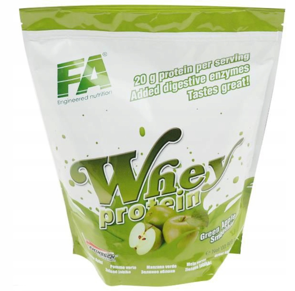 FA FITNESS AUTHORITY Whey Protein 908g GREEN APPLE