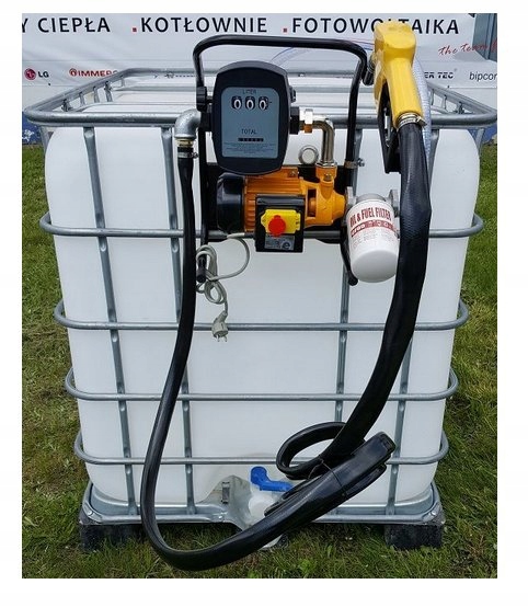 Zbiornik 1000l OLEJ ON dystrybutor z filtrem