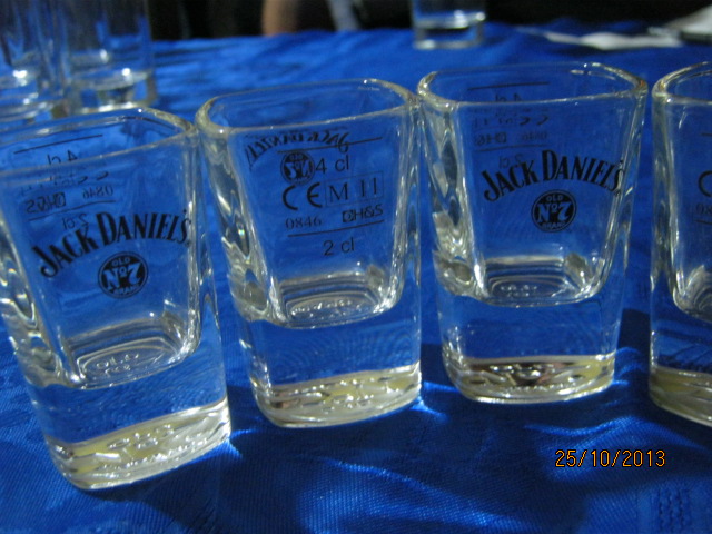 szklanki, kieliszki jack daniels daniel's