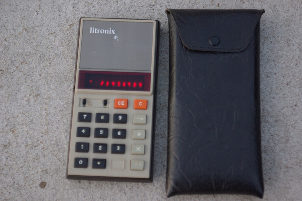 kalkulator zabytkowy LITRONIX 1100A retro vintage