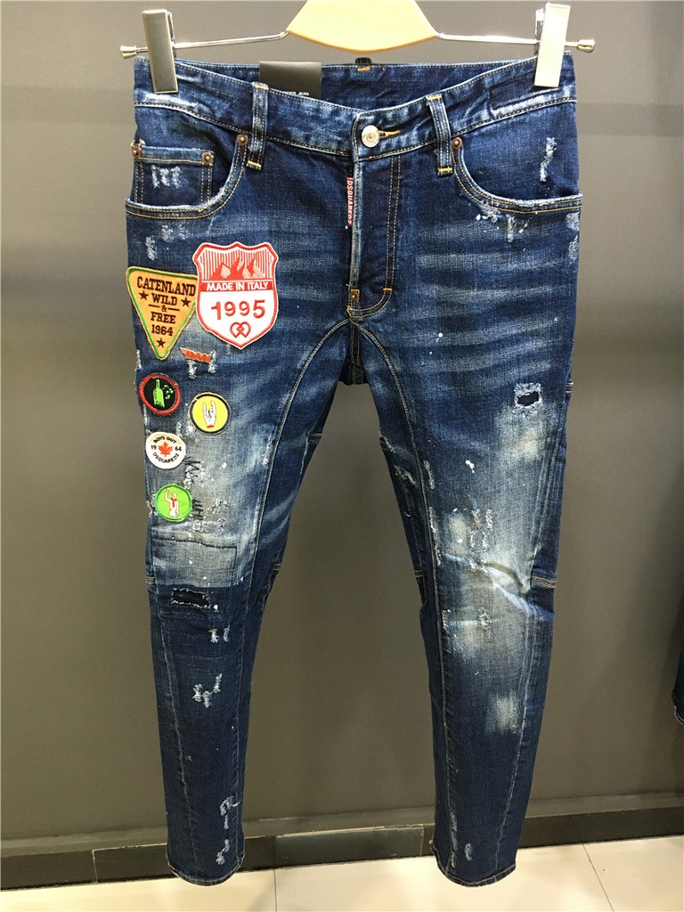 DSQUARED City Biker Jeans 2018 Spodnie męskie 42