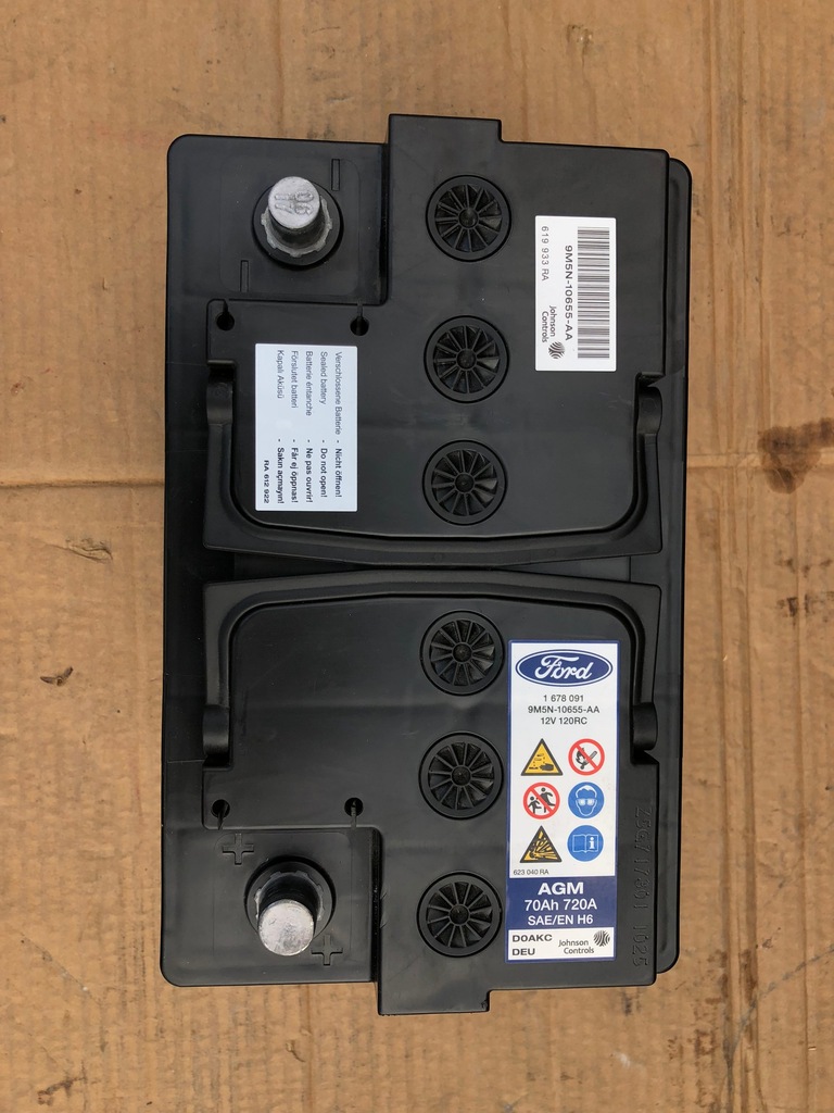 AKUMULATOR FORD 12V 70AH 720A