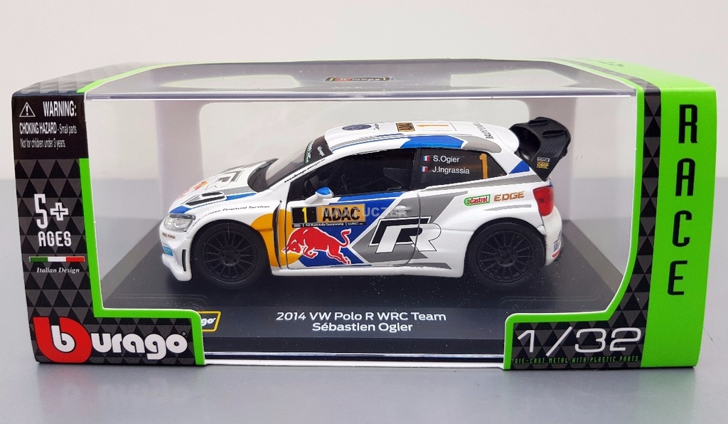 Bburago Rally Race 1 32 Vw Polo R Wrc 7432157535 Oficjalne Archiwum Allegro