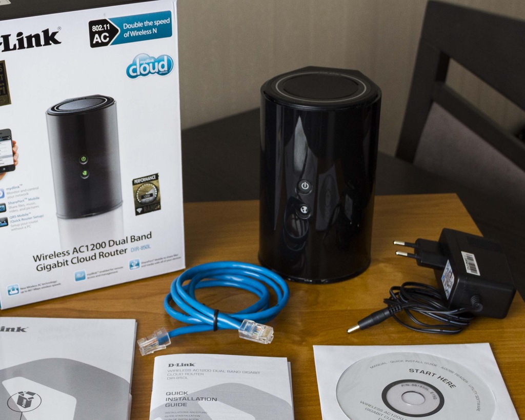 D-LINK DIR-850L WiFi ROUTER AC1200 1xWAN 4xLAN