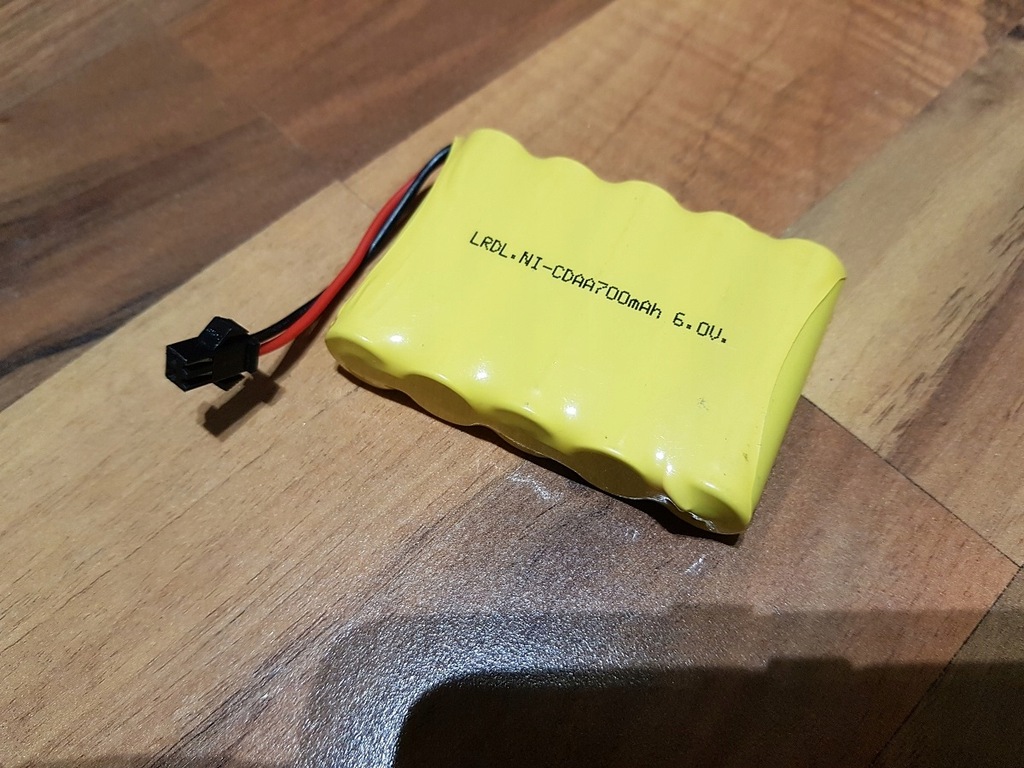 BATERIA AKUMULATOR NI-CDA 6V 700mAh DO ZABAWEK RC