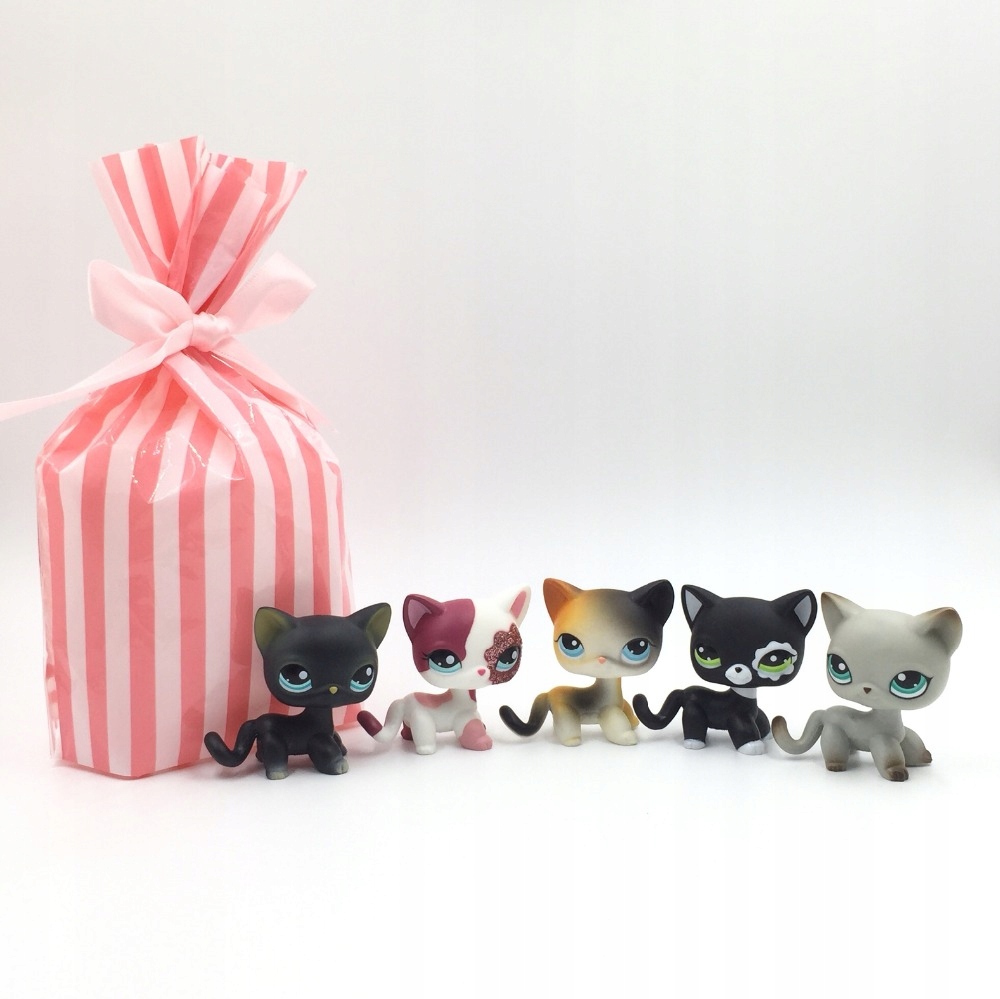 5SZTUK LPS ZESTAW KOTY UNIKAT LITTLEST PET SHOP