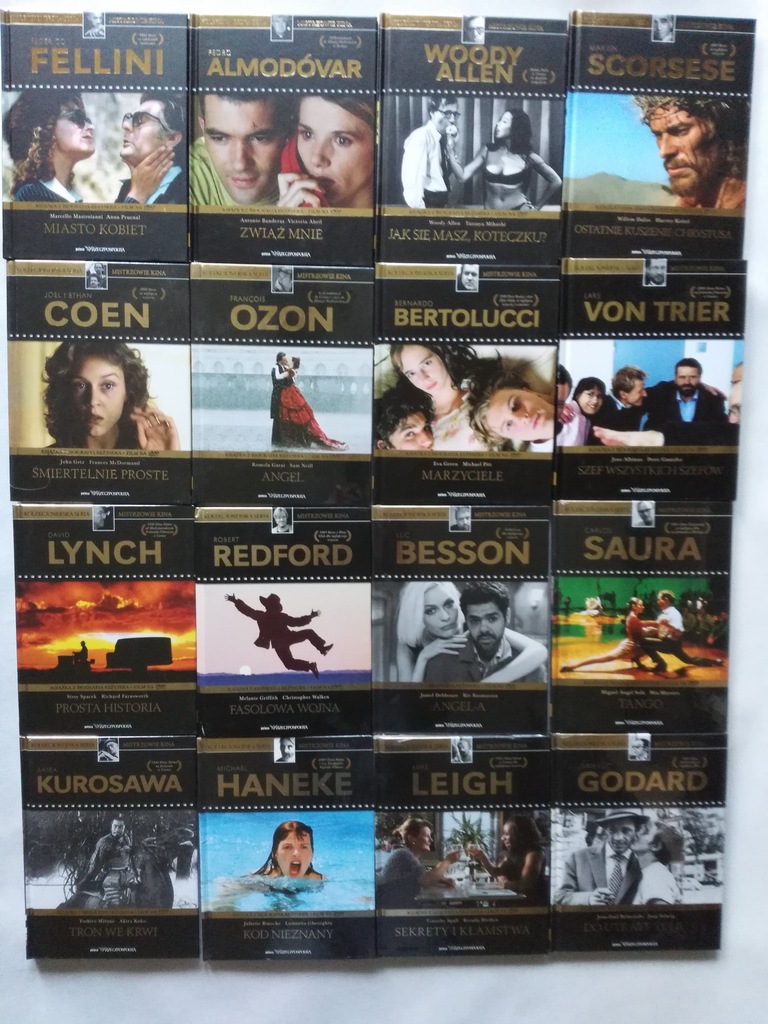 MISTRZOWIE KINA -16DVD-KOLEKCJONERSKA SERIA