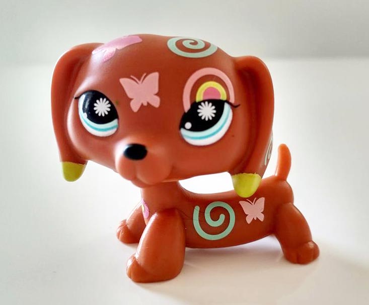 Littlest Pet Shop #1010 jamnik LPS pocztówkowy