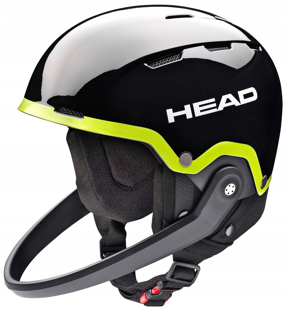 HEAD kask narciarski TEAM SL black/lime 60-63
