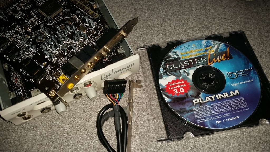 Karta Sound Blaster Live! CT4860 + Live! Drive II