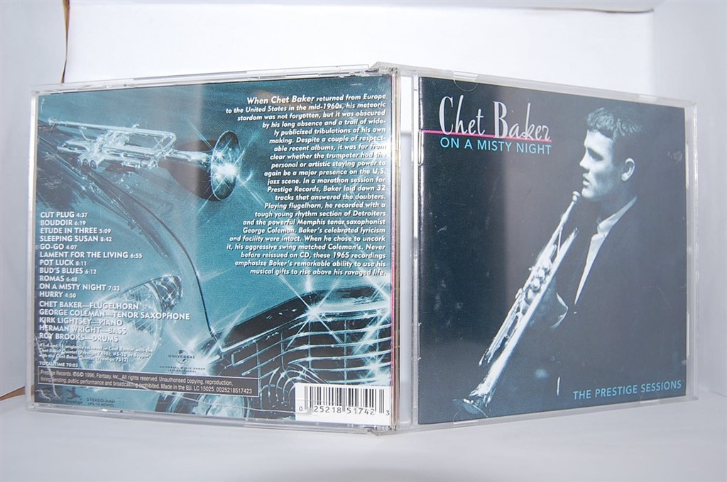 CHET BAKER -On A Misty Night The Prestige Sessions