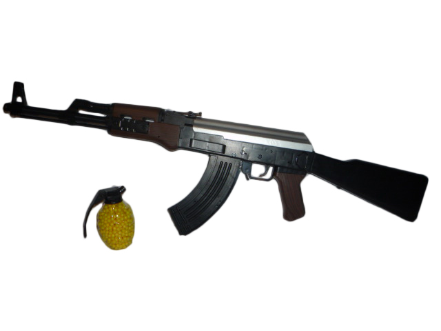 KARABIN NA KULKI AK KAŁASZNIKOW 73cm + KULKI 42k