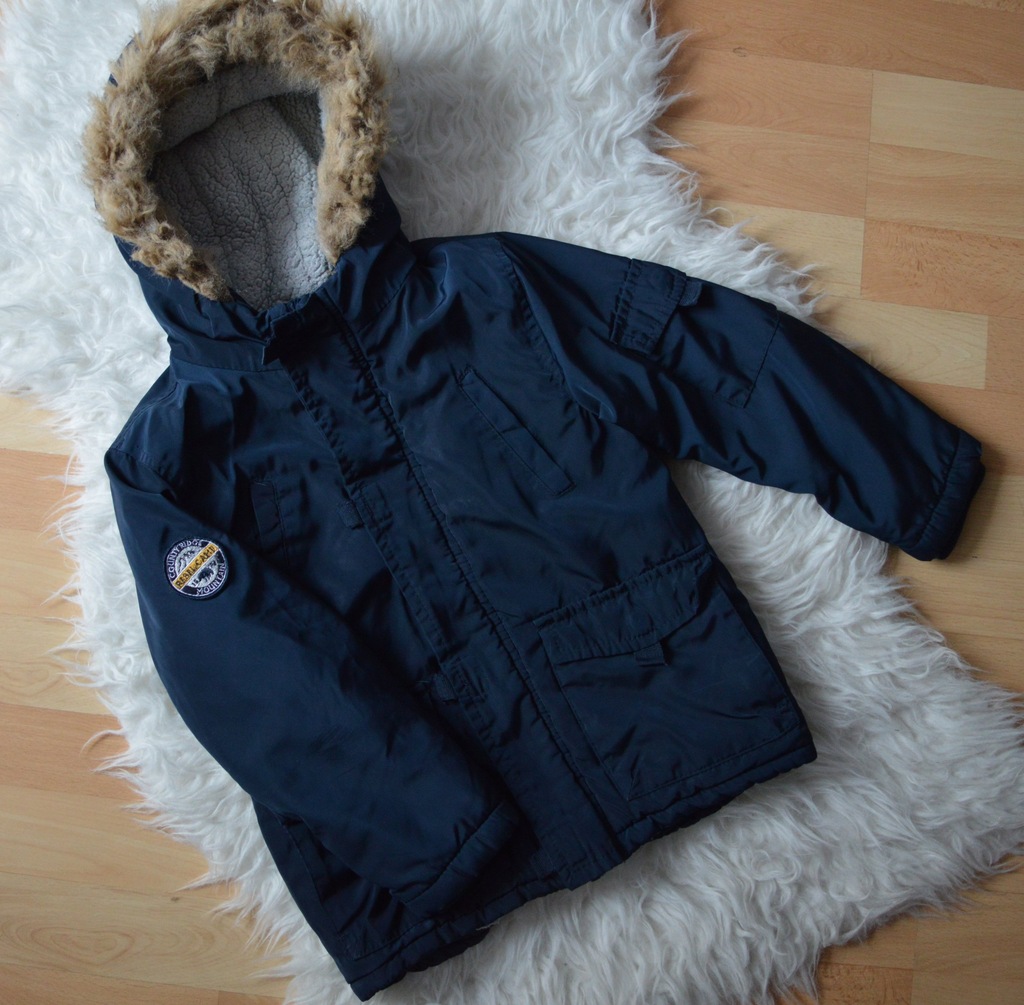 Kurtka parka Rebel Primark 67 lat 122cm 7163517476 oficjalne