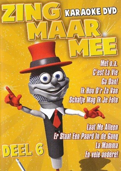 DVD V/A - Zing Maar Mee 6 Karaoke Dvd Serie