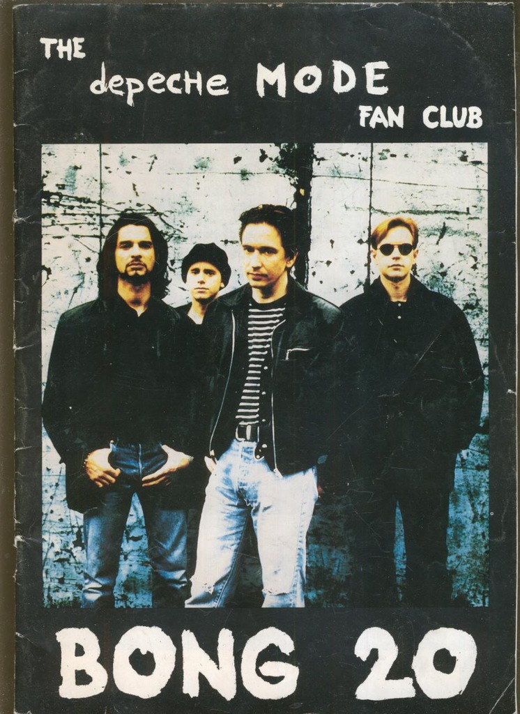 BONG 20,21,22,24; Depeche Mode fan club magazine