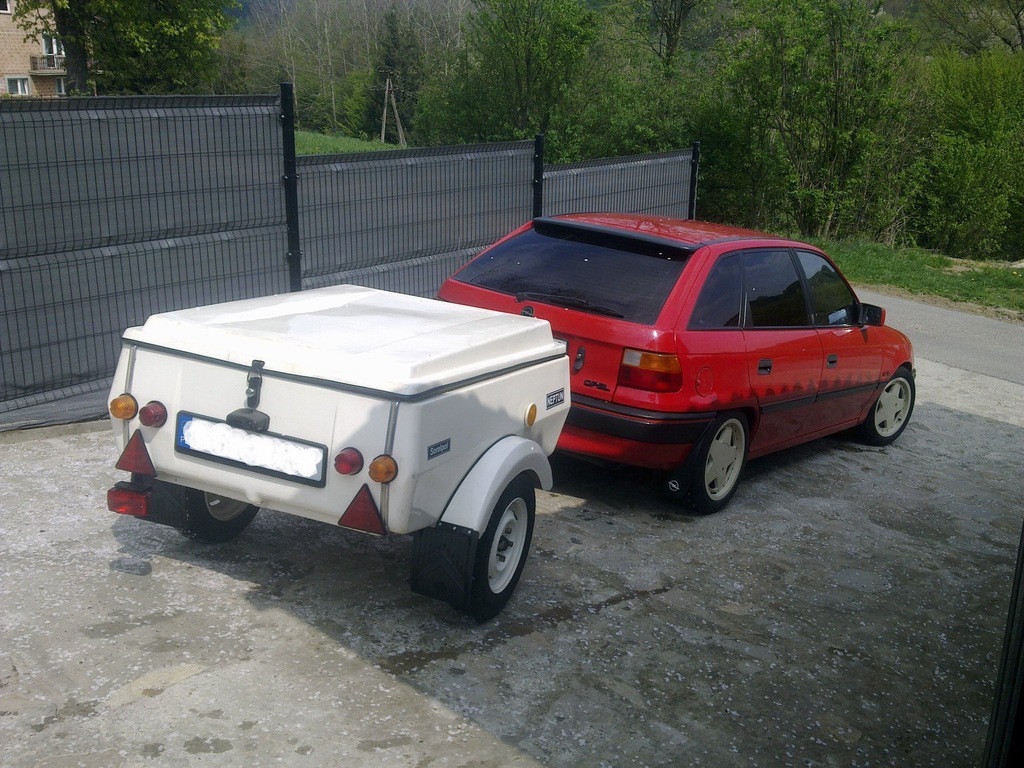 Przyczepka Niewiadów N250 PRL Fiat 126 Idealna