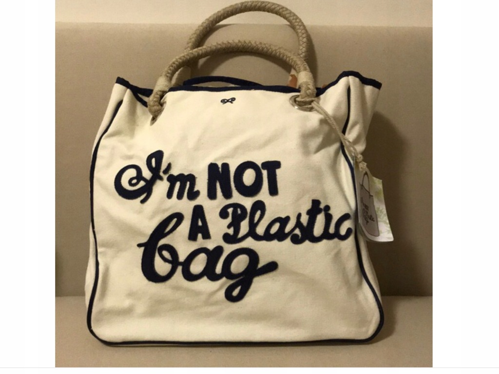 I'm not A Plastic Bag Anya Hindmarch torba - 7538086478