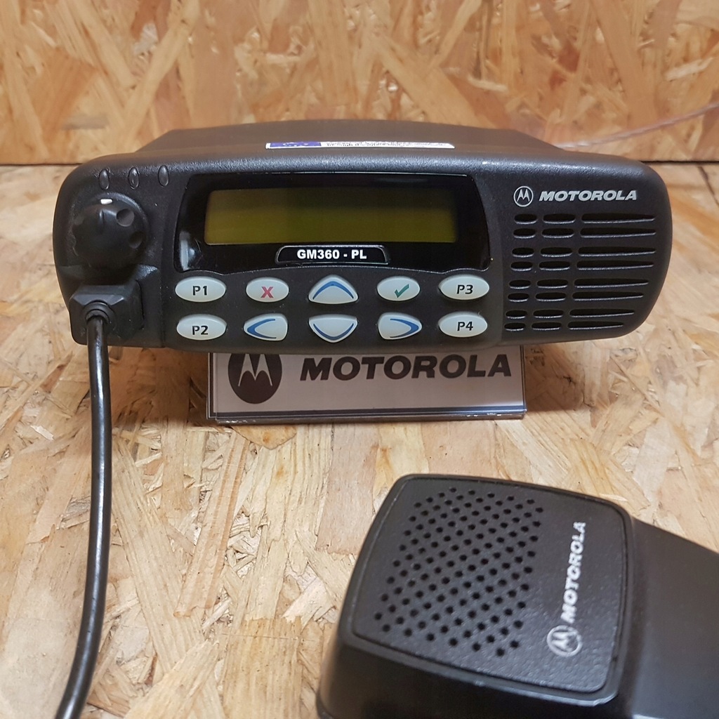 MOTOROLA GM 360 VHF 136 174 Mhz +MIKROFON MOTOROLA - 7443835575 ...