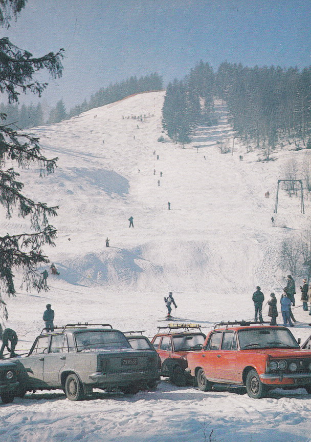 SZCZYRK - BESKIDEK - STOK NARCIARSKI - FIAT 125P