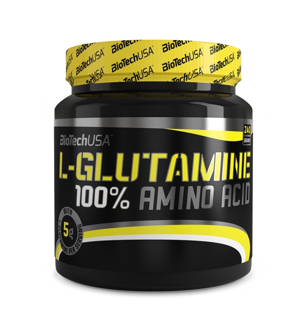 BIOTECH 100% L-Glutamine 240 g GLUTAMINA + gratisy