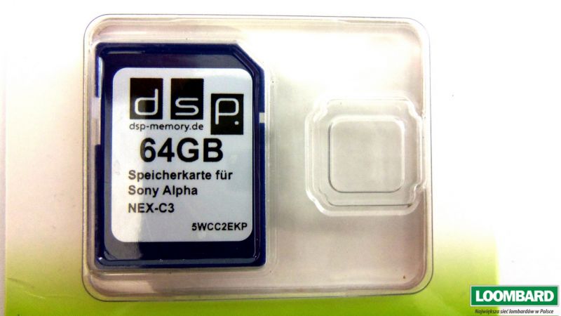 KARTA PAMIĘCI DO APARATU SDHC DSP 64 GB