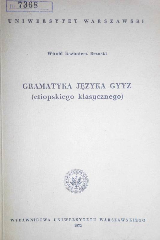 Gramatyka języka Gyyz - Brzuski1972 24h wys