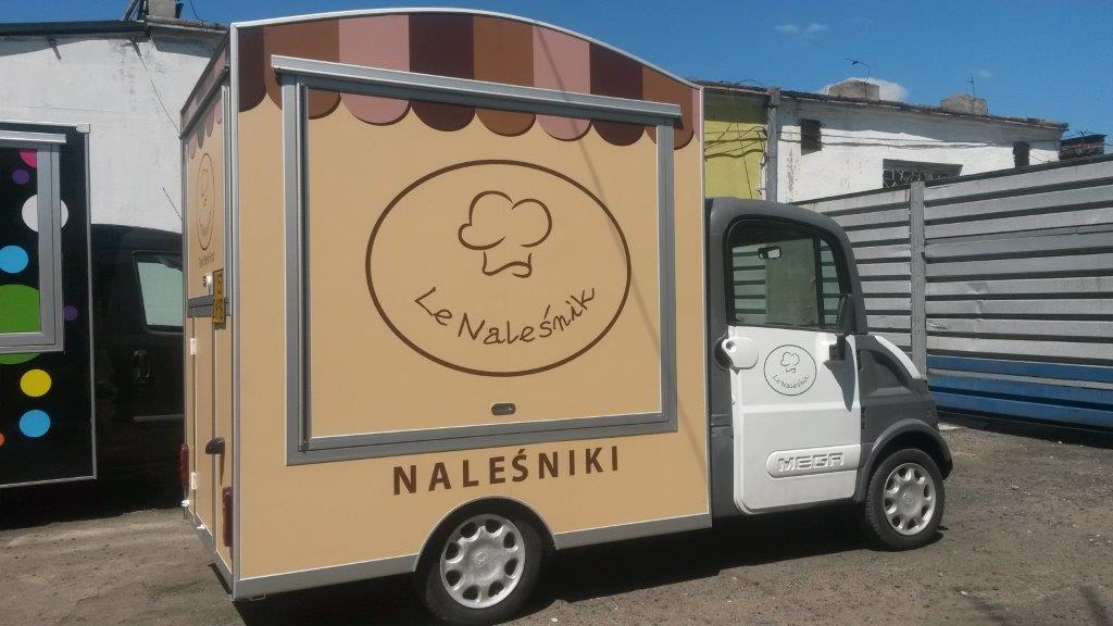 Food truck przyczepa gastronomiczna Aixam Mega