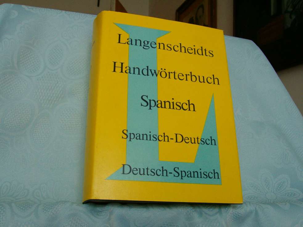 Hiszpańsko niemiecki LANGENSCHEIDTS 1976 bdb- tani