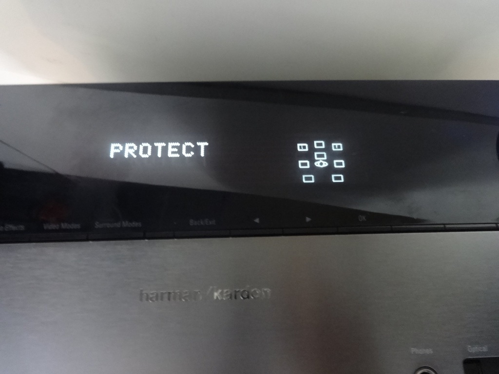 HARMAN KARDON AVR 355 USZKODZENIE PROTECT + HDMI