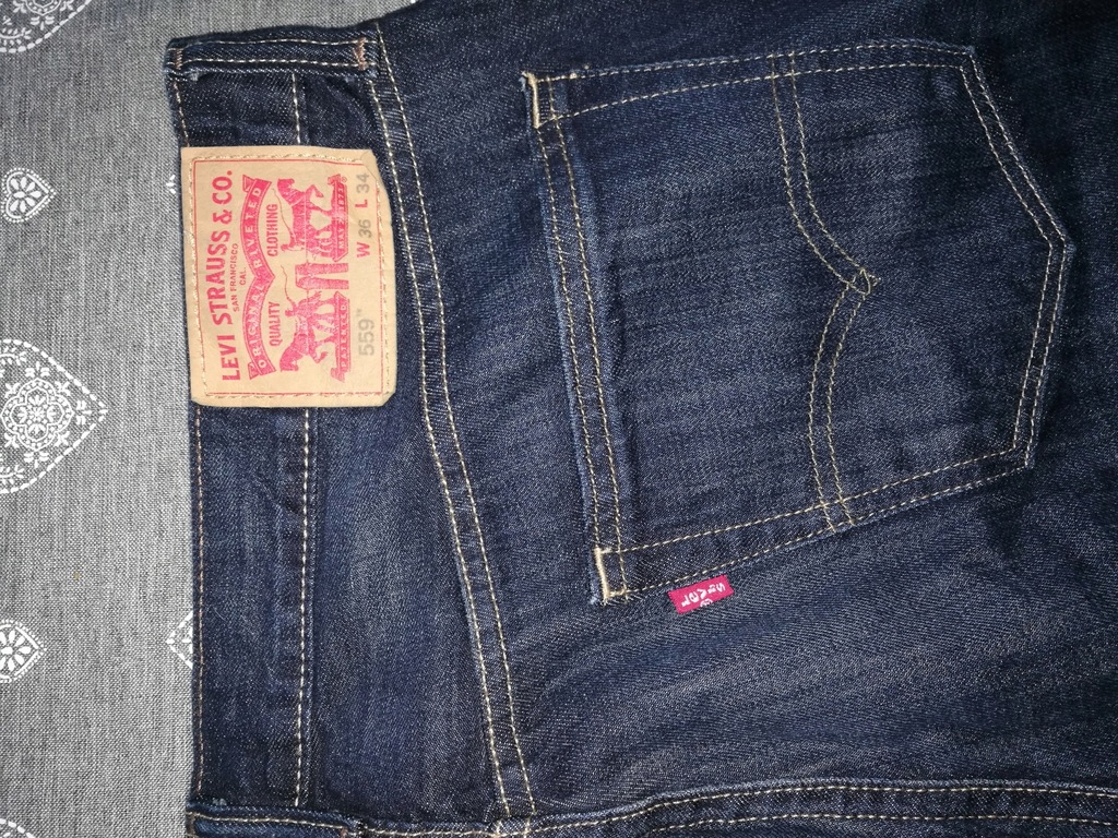 Spodnie jeansowe LEVIS 559 męskie 36/34