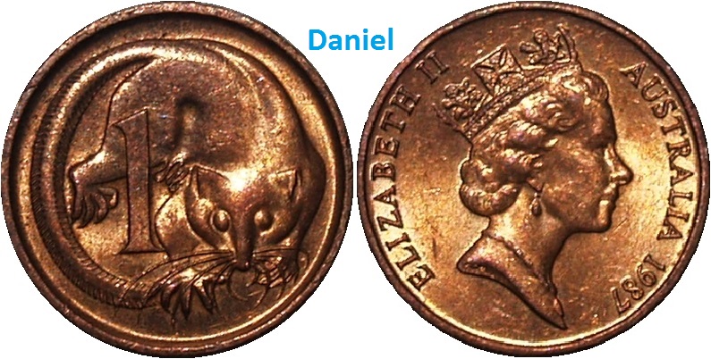 1 cent z 1987 roku z Australii