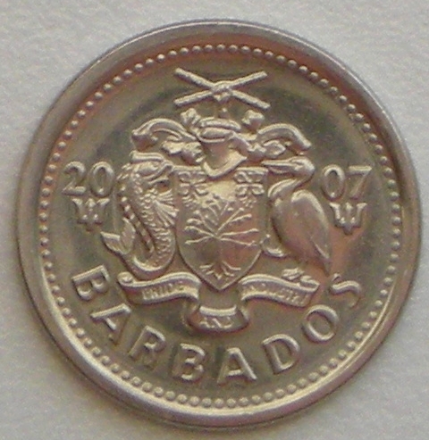BARBADOS - 10 Cents - 2007r.