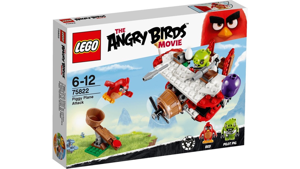 LEGO ANGRY BIRDS 75822 ATAK SAMOLOTEM WYS.24H