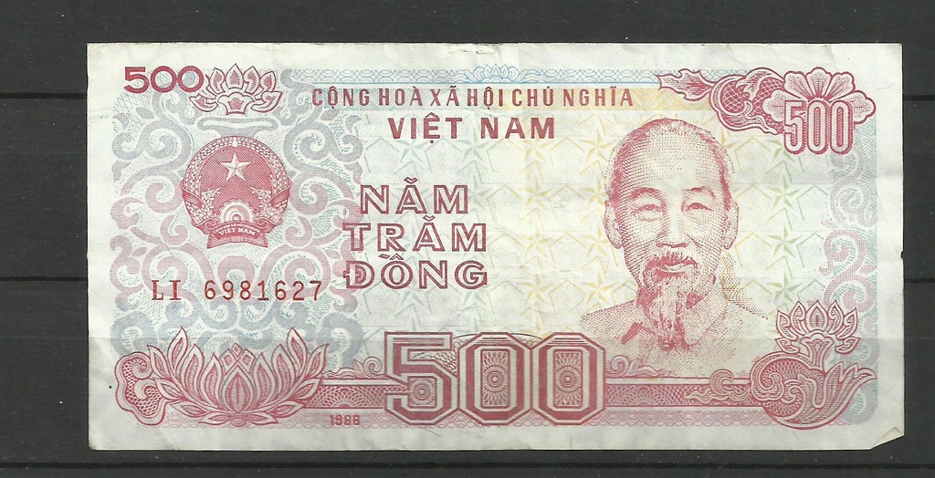 Wietnam 500 Nam tram dong 1988r. BCM (6002b)