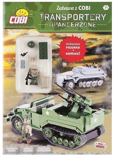 Figurka ŻOŁNIERZA SMALL ARMY Klocki Cobi + Gazetka