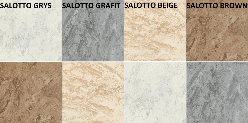 gres 45/45 połysk salotto grys grafit beige brown
