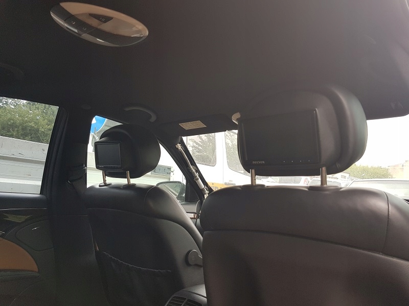 PODSUFITKA CZARNA KOMPLET MERCEDES W211 E KLASA