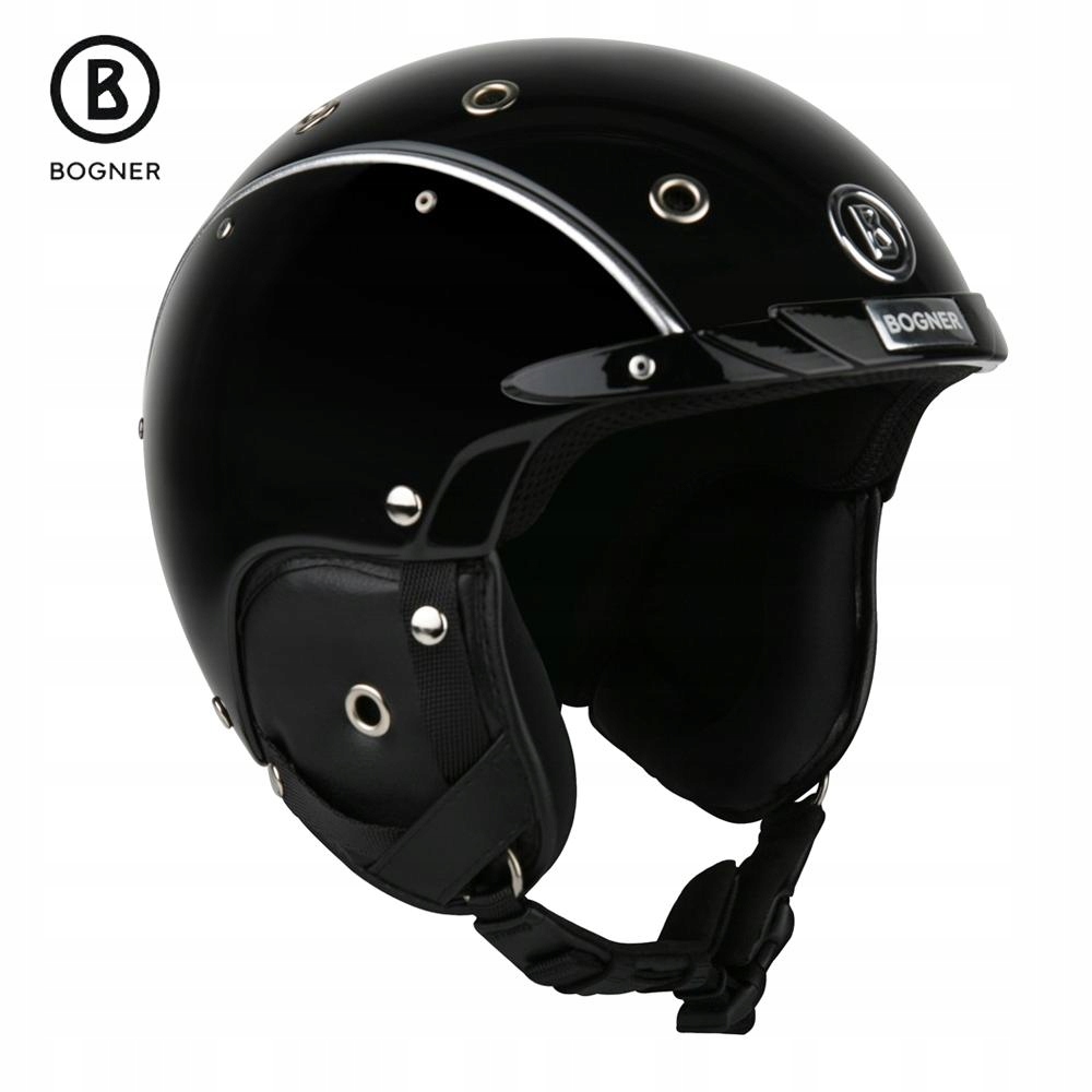 Ekskluzywny kask narciarski Bogner Pure Black