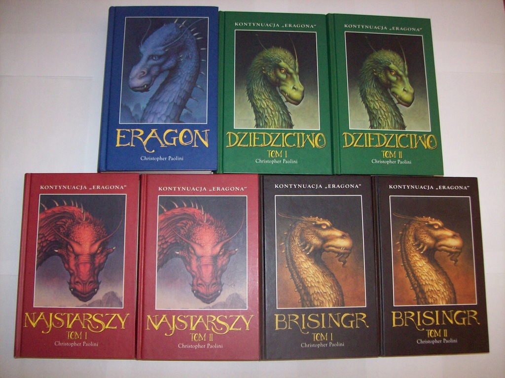 PAOLINI - ERAGON.CYKL DZIEDZICTWO. KOMPLET. NOWE!