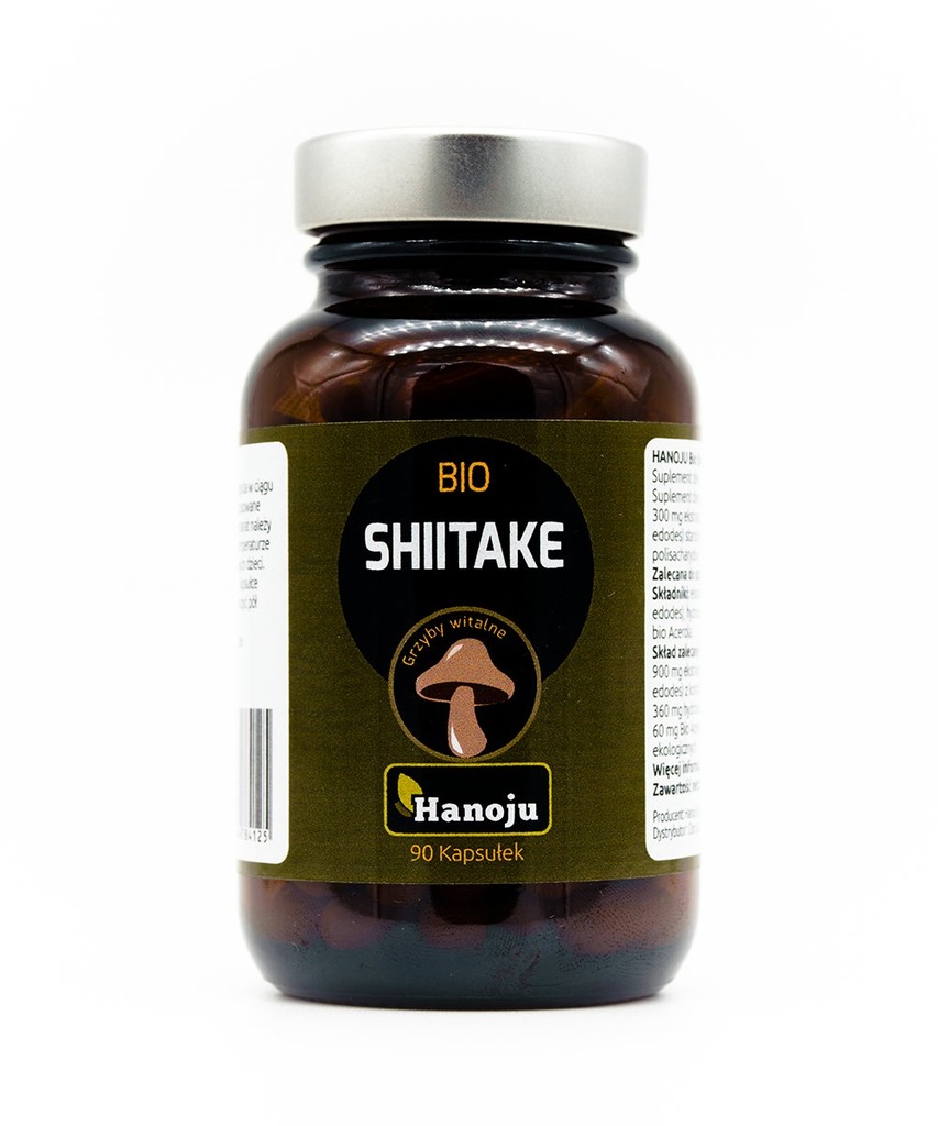 BIO Grzyb Shiitake Ekstrakt 300 mg + Acerola 20 mg 7326716993