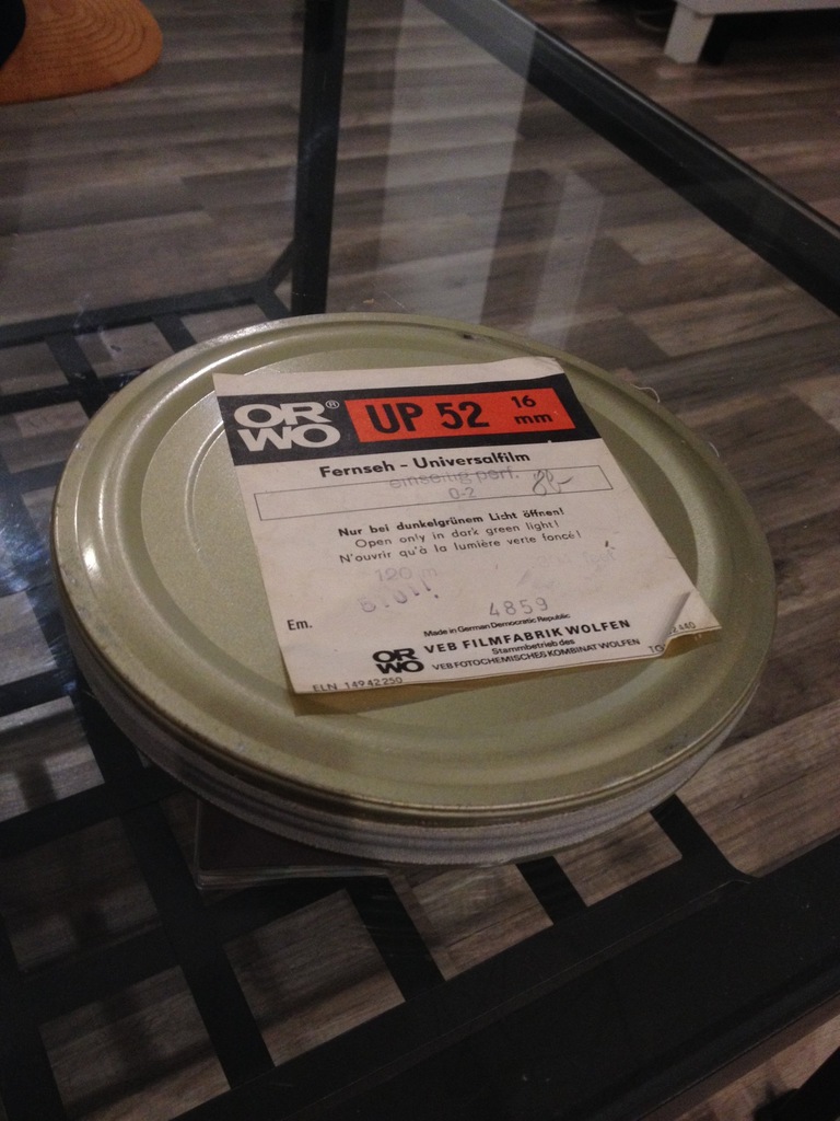 Film 16mm ORWO UP 52 do kamery filmowej B/W