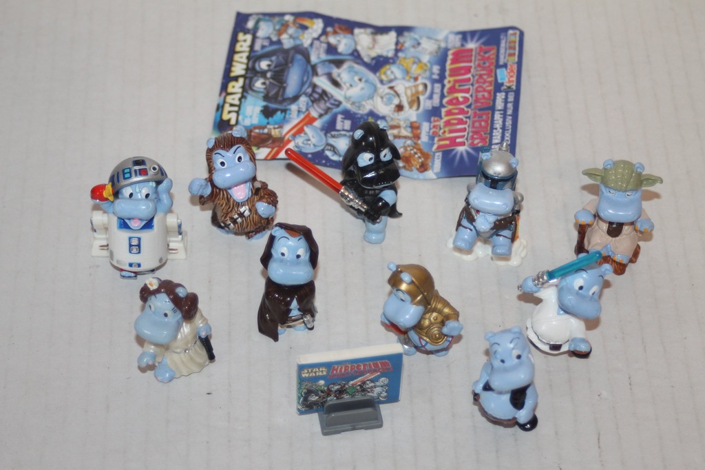KINDER FIGURKI HIPPO STAR WARS GWIEZDNE WOJNY kmpl