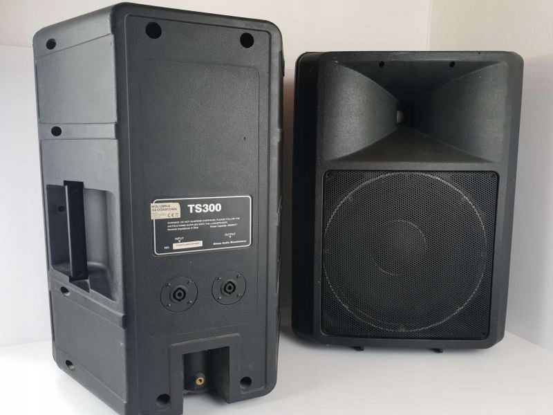 GŁOŚNIKI ESTRADOWE ELMUZ TS300 + KABLE
