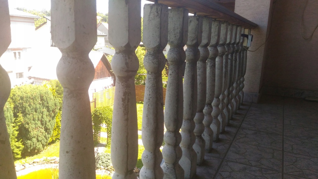 Tralki betonowe - balustrady betonowe 58 szt.