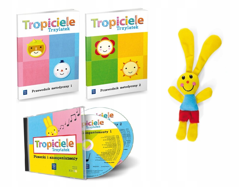 TROPICIELE. TRZYLATEK. PRZEWODNIKI cz.1+2, CD, TUP