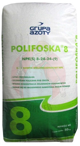 POLIFOSKA 8 50 kg nawóz wieloskładnikowy NPK