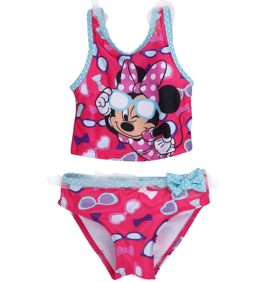 Minnie STRÓJ KĄPIELOWY myszka Miki 104-110 tanio