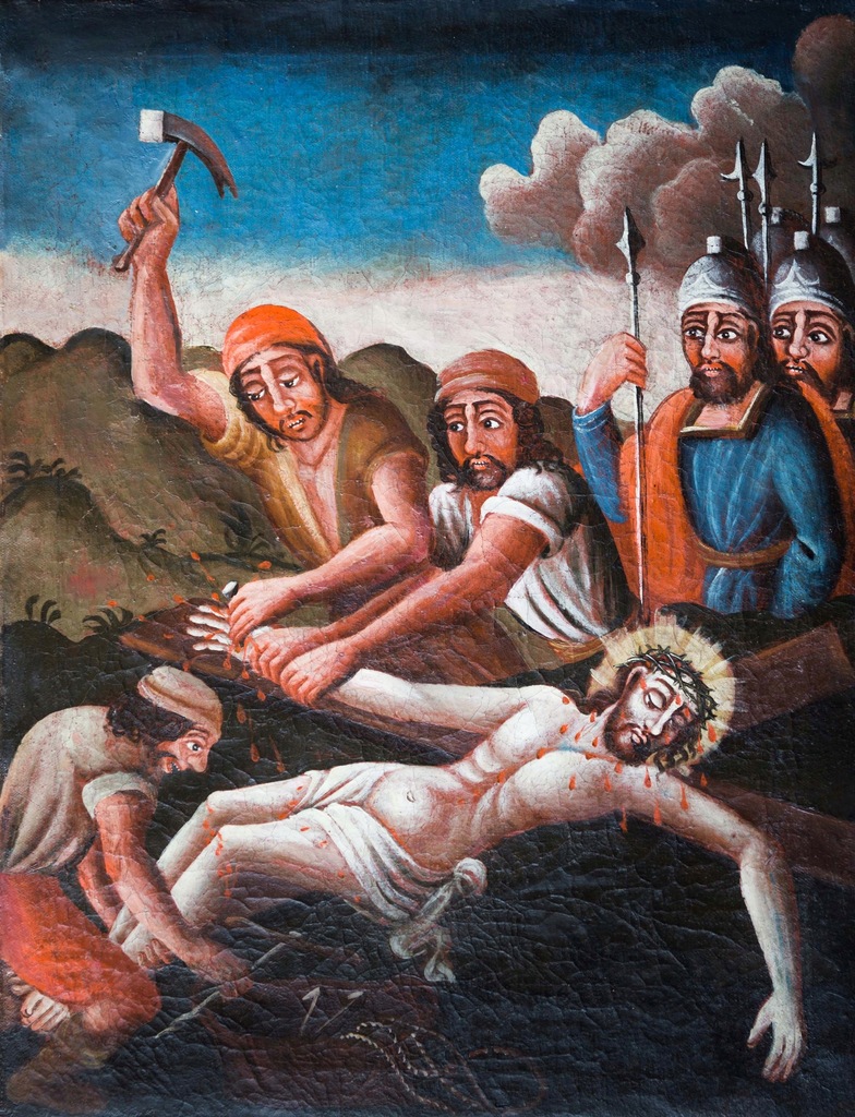 'PRZYBICIE DO KRZYŻA' XVIII wiek KoneserKrakow